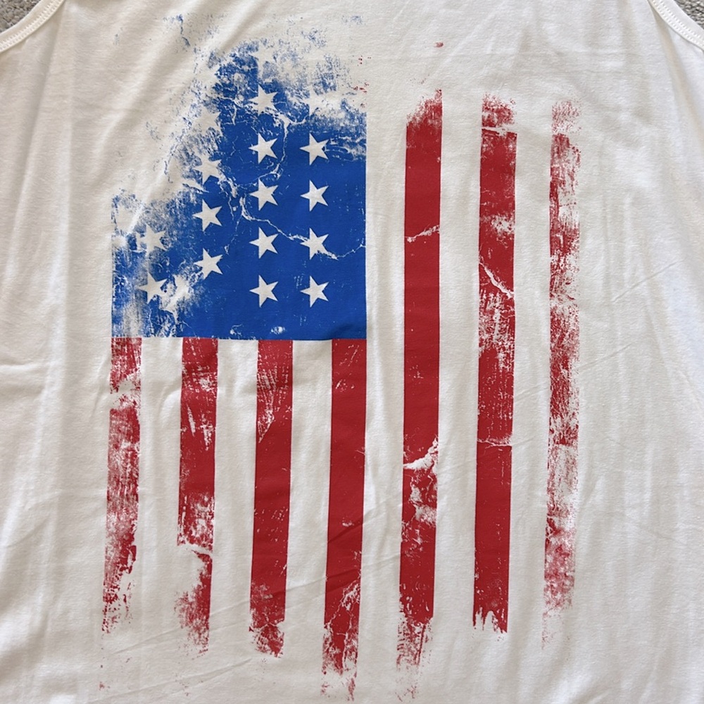 American Flag Print Tank - Picture 5 of 8